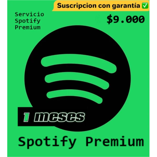 compra spotify por meses, activacion inmediata y con garantia